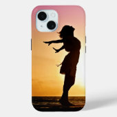 Sunset Girl iPhone Case (Achterkant)