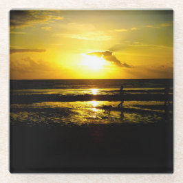 Sunset glass onderzetter