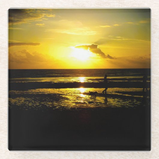 Sunset glass onderzetter (Voorkant)