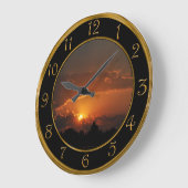 Sunset Golden Rays Grote Klok (Hoek)