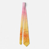 Sunset Gradient Elegant Silk Stropdas (Achterkant)