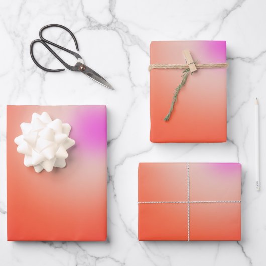 Sunset Gradient Inpakpapier Vel (Voorkant)