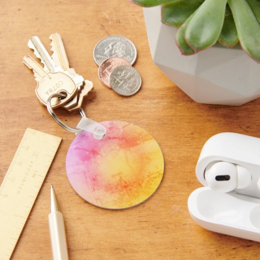 Sunset Gradient Round Sleutelhanger (Bureau)