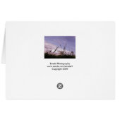 Sunset Grass Card (Achterkant Horizontaal)