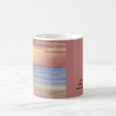 "SUNSET GULL NAPLES FLORIDA" CAFÉ MUG (Centre)