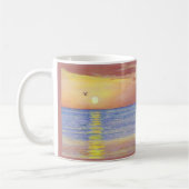 "SUNSET GULL NAPLES FLORIDA" CAFÉ MUG (Gauche)