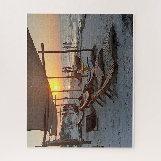 Sunset Hammocks by the Sea Legpuzzel (Verticaal)