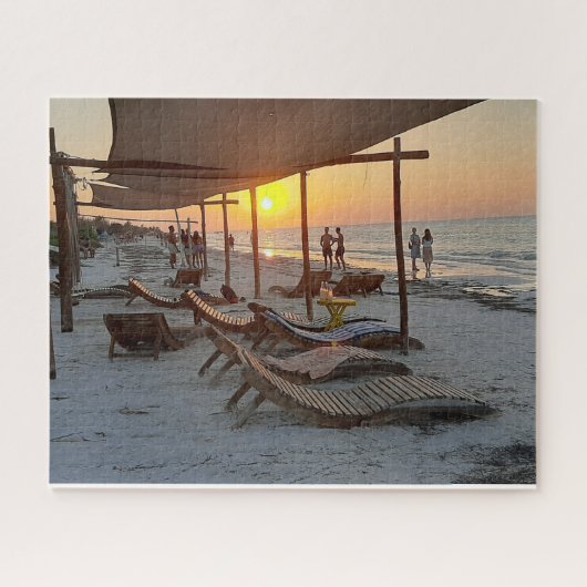 Sunset Hammocks by the Sea Legpuzzel (Horizontaal)
