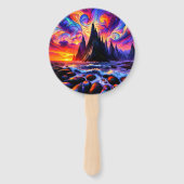 Sunset Handwaaier (Voorkant)