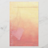 Sunset Heart-Briefpapier Briefpapier (Voorkant)