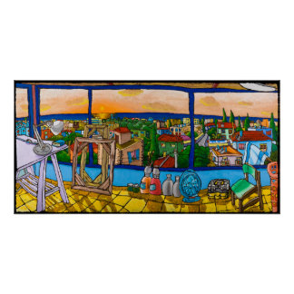 Sunset - Het Uitzicht, Jonathan Kis-Lev Poster Perfect Poster