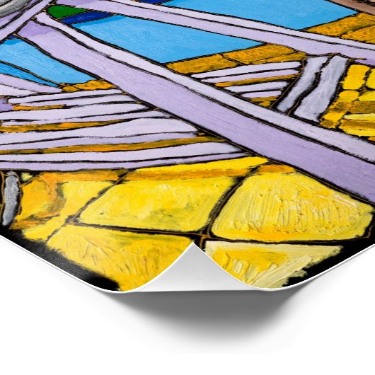 Sunset - Het Uitzicht, Jonathan Kis-Lev Poster Perfect Poster (Hoek)