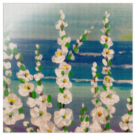 Sunset Hollyhock Fabric Stof