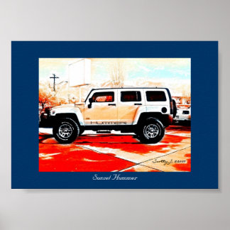 "Sunset Hummer" © 2010 S.J. Poster
