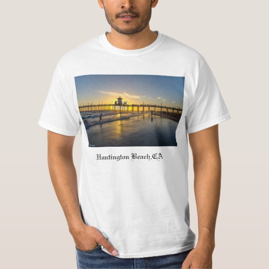 Sunset@Huntington Beach,CA T-shirt (Voorkant)