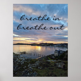 Sunset in Aberdour Poster