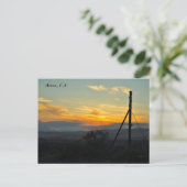Sunset in Anza, CA Briefkaart (Staand voorkant)