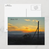 Sunset in Anza, CA Briefkaart (Voorkant / Achterkant)