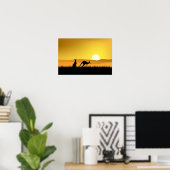 Sunset in Australia Poster (Thuiskantoor)