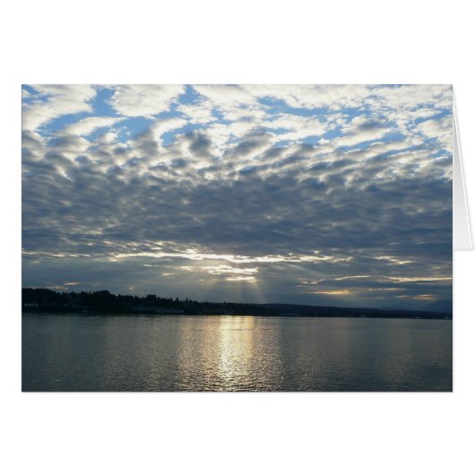 Sunset in British Columbia Canadian Seascape (Voorkant Horizontaal)