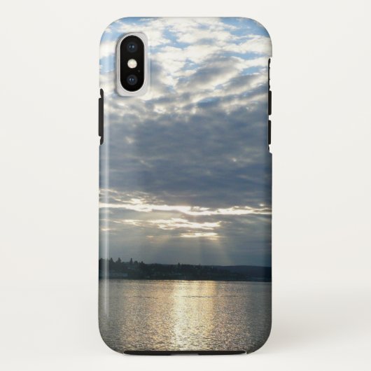 Sunset in British Columbia Canadian Seascape Case-Mate iPhone Case (Achterkant)