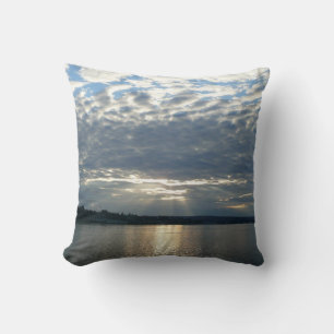 Sunset in British Columbia Canadian Seascape Kussen