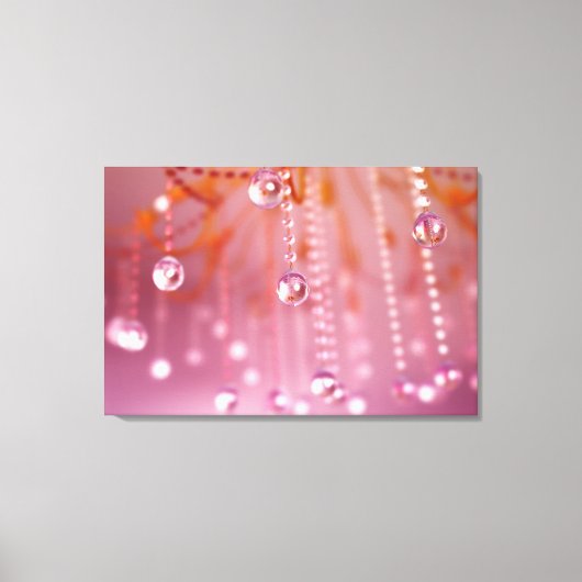 Sunset in Crystal Canvas Print (Voorkant)