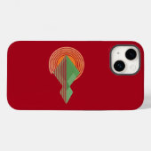 Sunset in de dal Hoesje-Mate iPhone case (Achterkant (horizontaal))