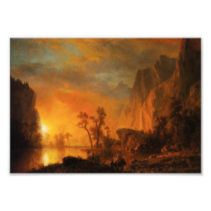 Sunset in de Rockies Photo Print Foto Afdruk