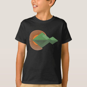 Sunset in de vallei t-shirt