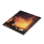 Sunset in de Yosemite Valley Tile Tegeltje (Zijkant)