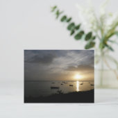 Sunset in Dominica Briefkaart (Staand voorkant)