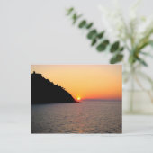 Sunset in Donostia - San Sebastian Briefkaart (Staand voorkant)