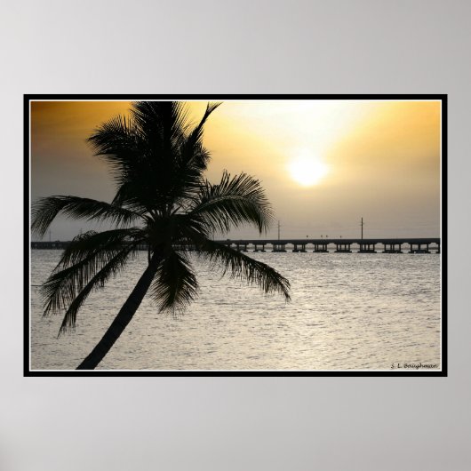 Sunset in Florida Keys Poster (Voorkant)