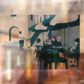 Sunset in Frankrijk Raamsticker (Vel 2)