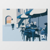 Sunset in Frankrijk Raamsticker (Vel)