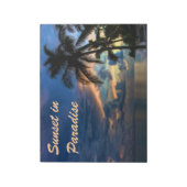 Sunset in het Notitieblok Paradise (Gedraaid)