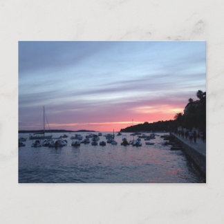 Sunset in Hvar Briefkaart