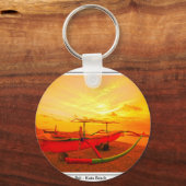 Sunset in Kuta Sleutelhanger (Voorkant)
