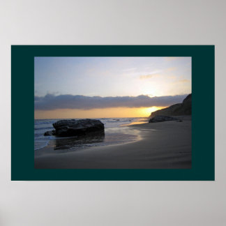 Sunset in Laguna Beach Poster
