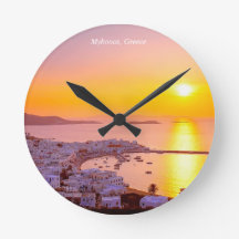 Sunset in Mykonos, Griekenland