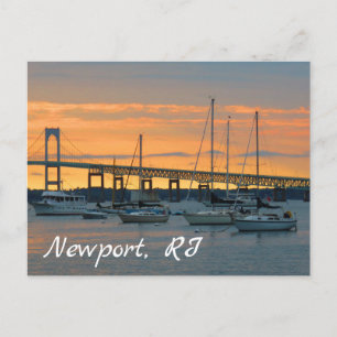 Sunset in Newport, Rhode Island Briefkaart