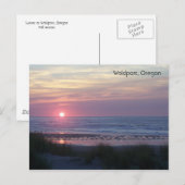 Sunset in Oregon Briefkaart (Voorkant / Achterkant)