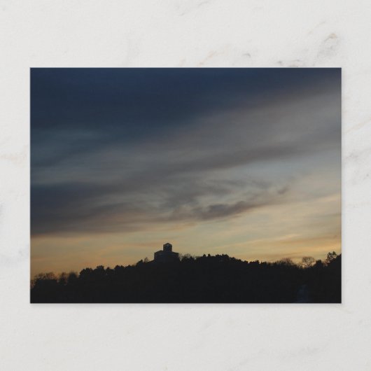 Sunset in Oslo Briefkaart (Voorkant)