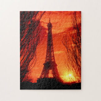 Sunset in Parijs Legpuzzel