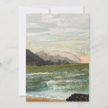 Sunset in Puerto Vallarta - Waterverf van 5 x 7 in
