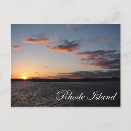 Sunset in Rhode Island Briefkaart (Voorkant)