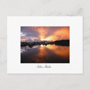 Sunset in Sitka Briefkaart
