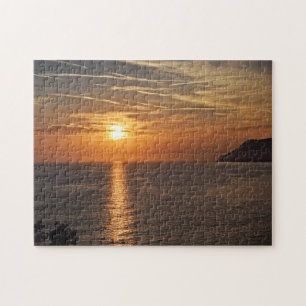 Sunset in the Cinque Terre, Italia Puzzle Legpuzzel