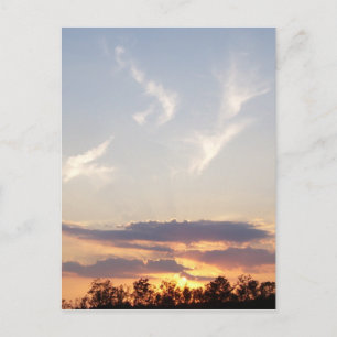 Sunset in Tomball, Texas Briefkaart